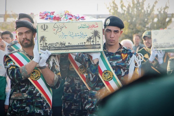 فیلم/ مراسم استقبال از شهید گمنام در حسینیه اعظم مدرسه قلعه شاهرود