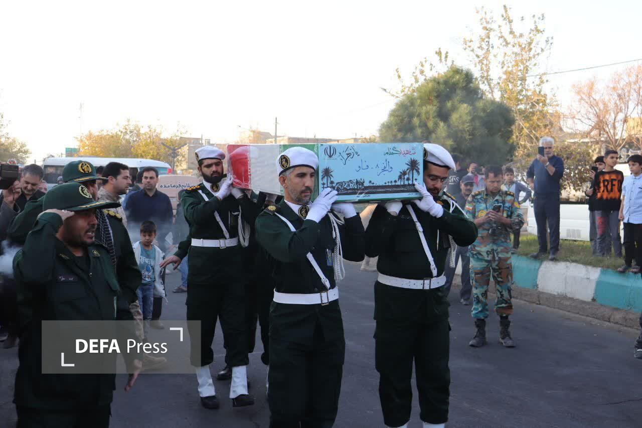 میزبانی از شهید گمنام از تایباد+ فیلم و عکس