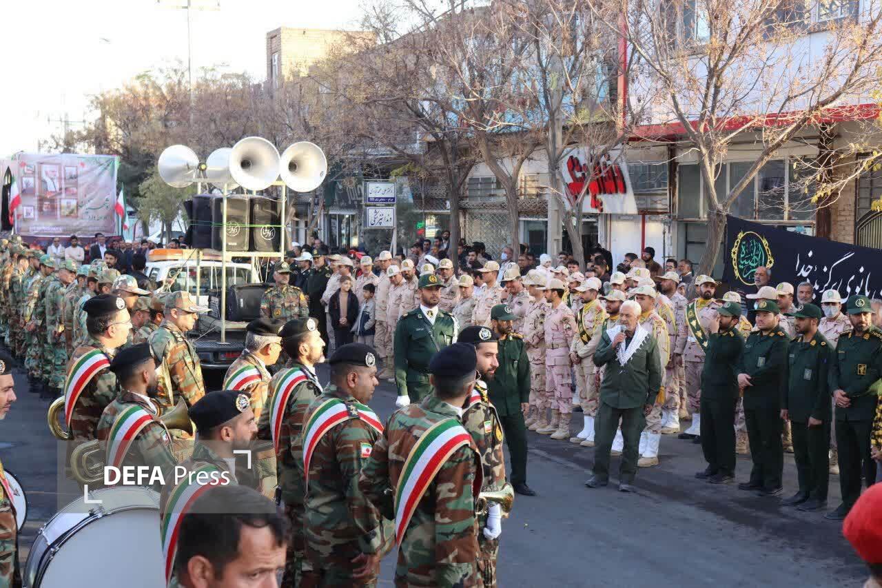 میزبانی از شهید گمنام از تایباد+ فیلم و عکس