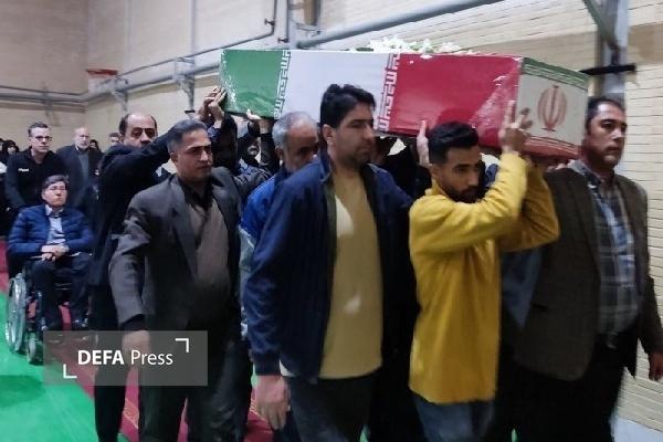 پیکر مطهر شهید گمنام مهمان ویژه جامعه ورزش و جوانان کردستان بود