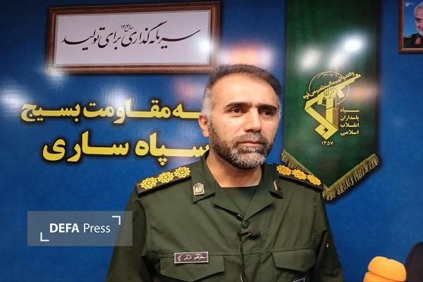 اجرای بیش از ۲۵۰۰ برنامه در ساری/ بسیج برخاسته از متن مردم و ولایتپذیر است اجرای بیش از ۲۵۰۰ برنامه در ساری/ بسیج برخاسته از متن مردم و ولایتپذیر است