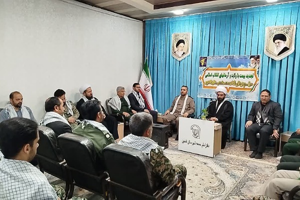 دیدار بسیجیان با امام جمعه فامنین به مناسبت هفته بسیج + تصاویر