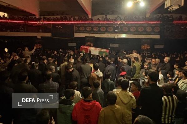 شهر صالح‌آباد با حضور شهید گمنام غرق در عطر شهادت شد + تصاویر