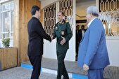 تصاویر/ دیدار استاندار کردستان با فرمانده سپاه بیت‌المقدس استان