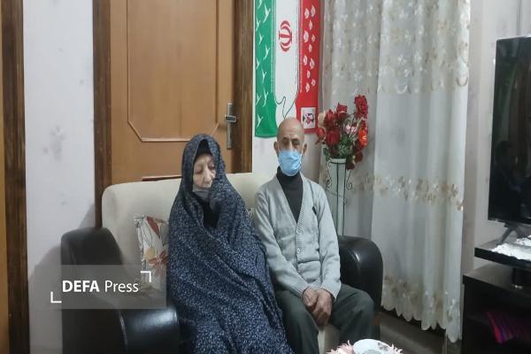 دیدار معاون فرهنگی و تبلیغات سپاه پاسداران انقلاب اسلامی با خانواده شهیدان زیبایی