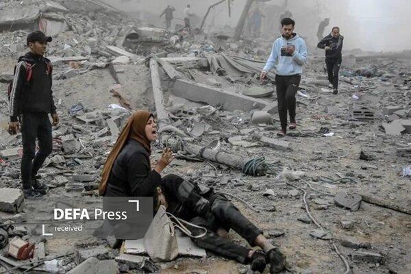 باقی ماندن پیکرهای ۱۰ هزار شهید فلسطینی زیر آوارهای غزه باقی ماندن پیکرهای ۱۰ هزار شهید فلسطینی زیر آوارهای غزه