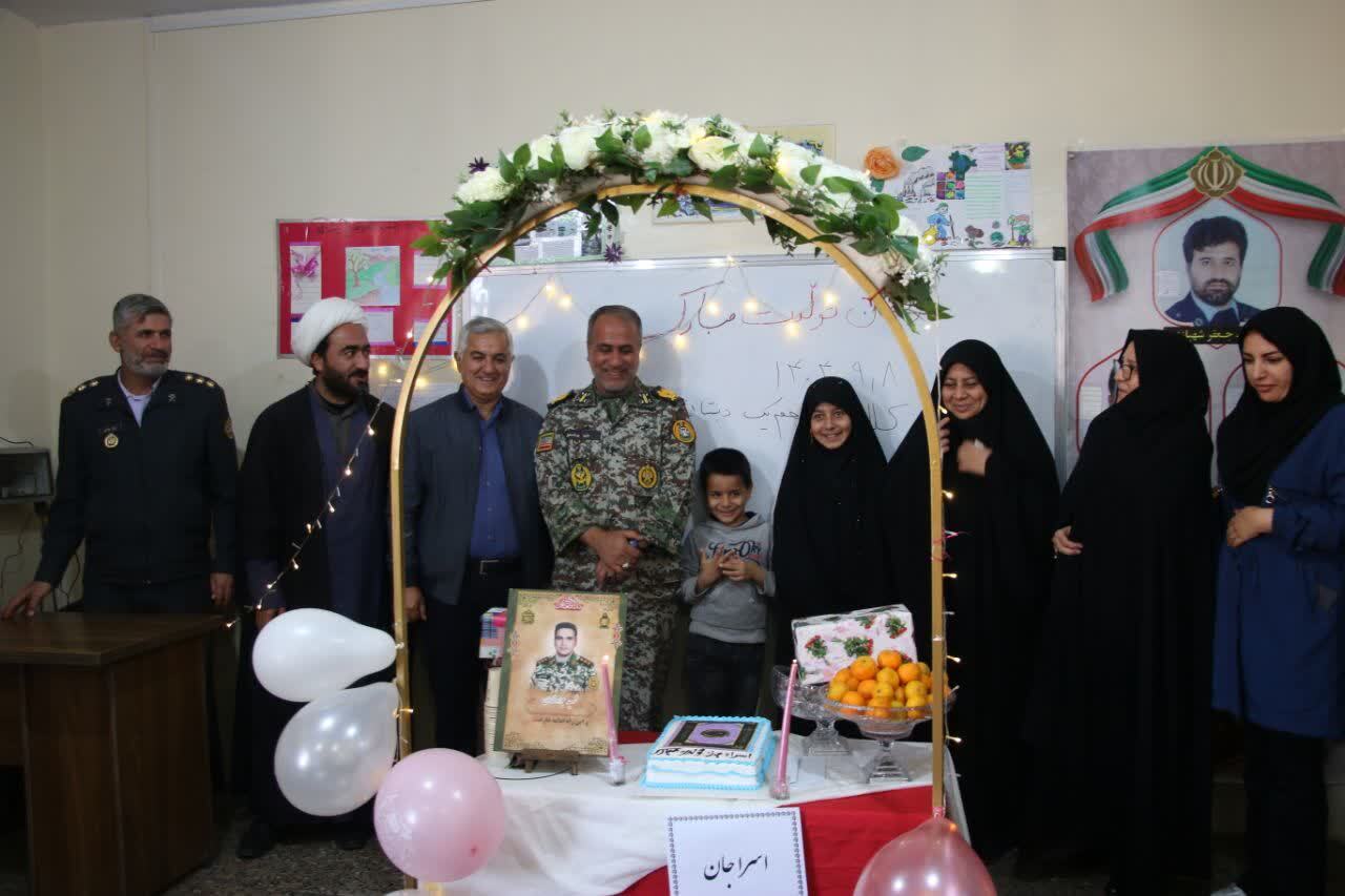 جشن تولد فرزند شهید اقتدار پدافندهوایی ارتش