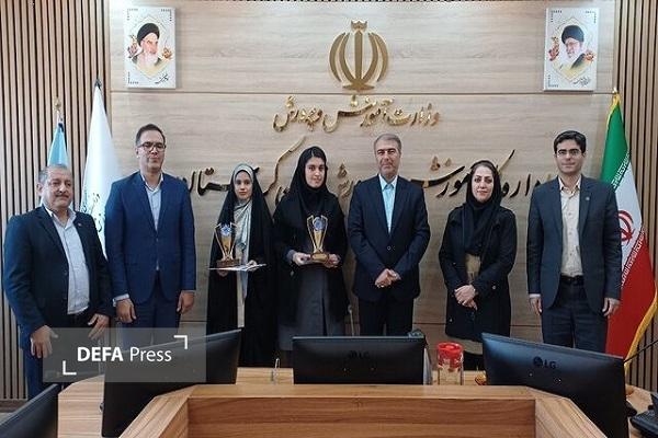 آیین تجلیل از برگزیدگان کنگره سراسری قرآن مدارس سمپاد در سنندج برگزار شد