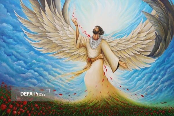 نقاشی‌هایم را با وضو می‌کِشم