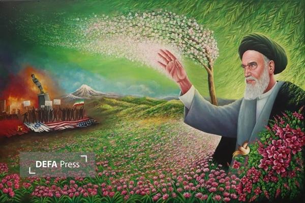 نقاشی‌هایم را با وضو می‌کِشم