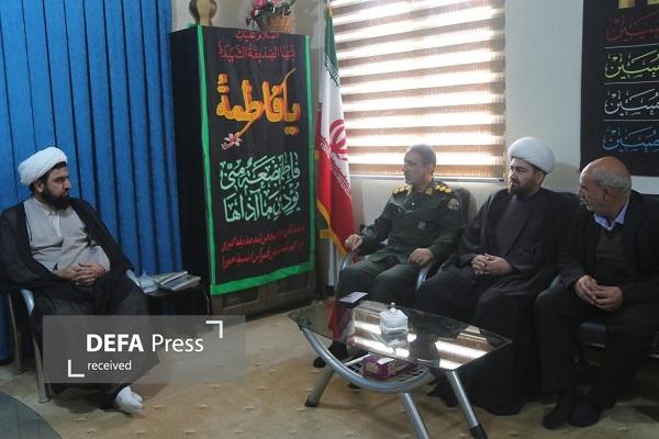 دیدار مدیر کل حفظ آثار و نشر ارزش‌های دفاع مقدس و مقاومت استان ایلام با امام جمعه چرداول