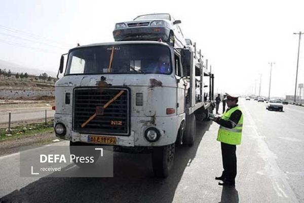 برخورد جدی پلیس با تردد وسایل نقلیه سنگین و کامیون در تهران