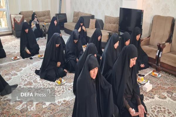 دیدار و تجدید عهد دانشجویان خراسان شمالی با خانواده جانباز و شهید دفاع مقدس