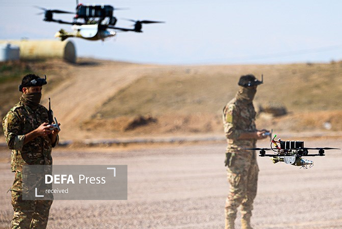 پرواز ریزپرنده‌های سپاه در رزمایش ضد تروریستی «سهند ۲۰۲۵»