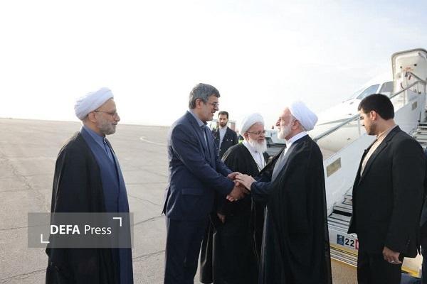 رئیس دستگاه قضا وارد استان یزد شد