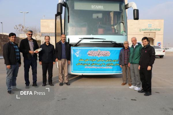 جمعی از خانواده معظم شهدا و ایثارگران خراسان شمالی به مشهد مقدس اعزام شدند