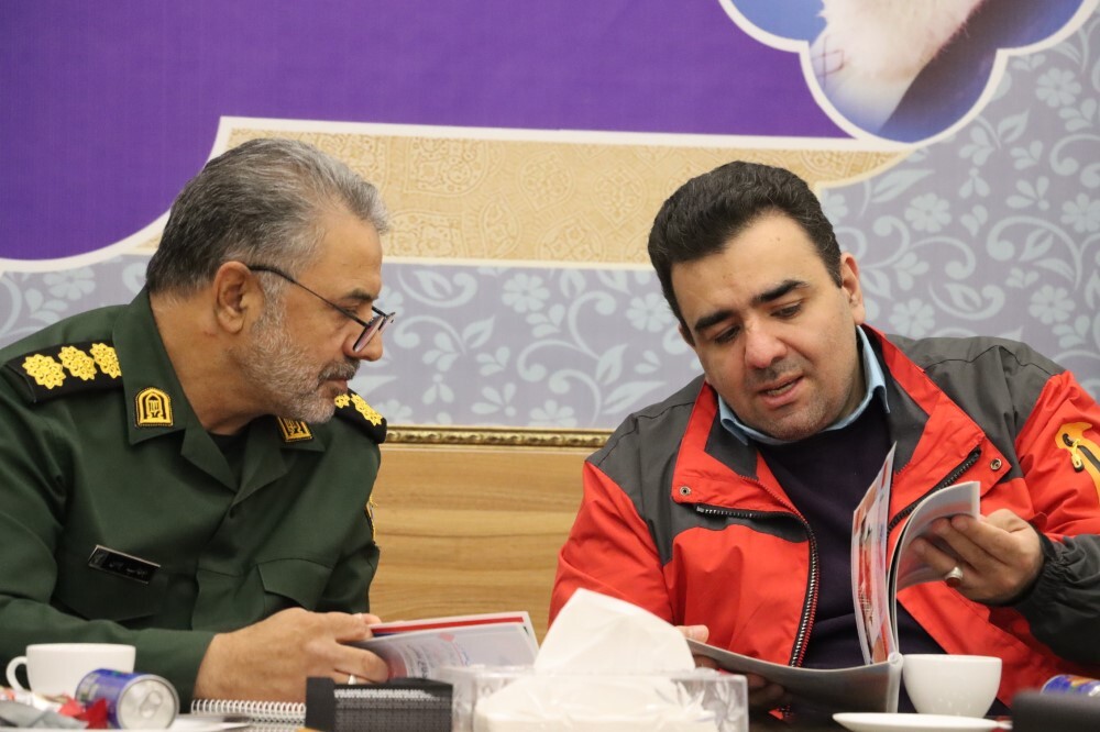 تصاویر/ دیدار مدیرعامل جمعیت هلال احمر خراسان رضوی با مدیرکل حفظ آثار و نشر ارزش‌های دفاع مقدس و مقاومت استان