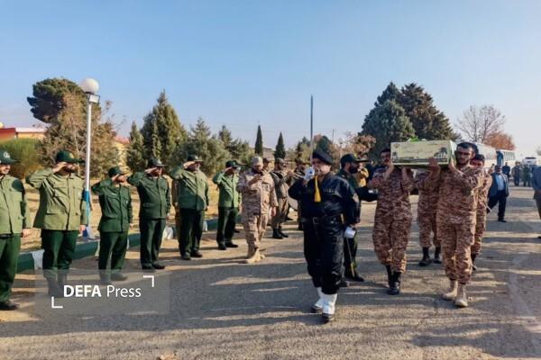 شهید گمنام ۱۷ ساله عملیات بدر در اردوگاه دانش‌آموزی شهید بابایی آبیک به خاک سپرده شد