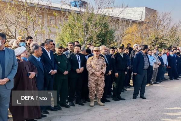 شهید گمنام ۱۷ ساله عملیات بدر در اردوگاه دانش‌آموزی شهید بابایی آبیک به خاک سپرده شد