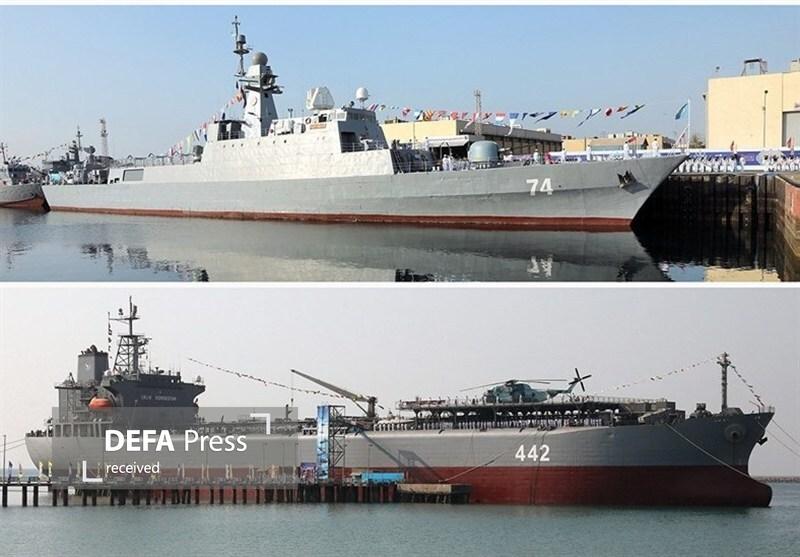 دریادار ایرانی: ناوشکن سهند و کردستان آماده اسکورت شناورها شدند/ قدرت دریایی ایران در اقیانوس‌ها
