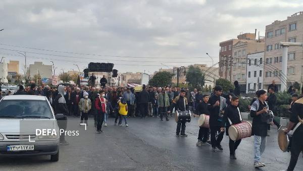 تصاویر| وداع مردم سمنان با شهید گمنام دفاع مقدس