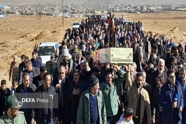 پیکر مطهر یک شهید گمنام در روستای سورک تشییع شد