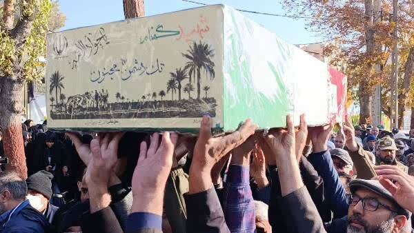 تصاویر| تشییع باشکوه پیکر شهید گمنام در آغوش مردم شاهرود