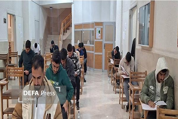 برگزاری آزمون ورودی دانشگاه افسری ارتش در شیراز