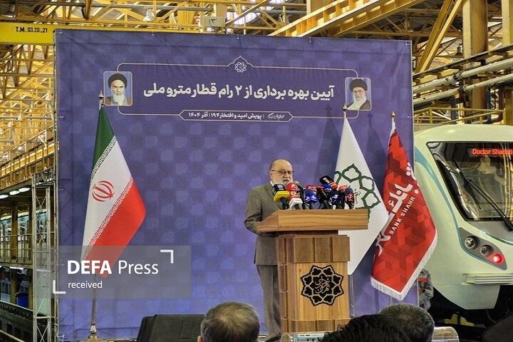 چمران: توان ساخت واگن مترو در کشور اثبات شده است