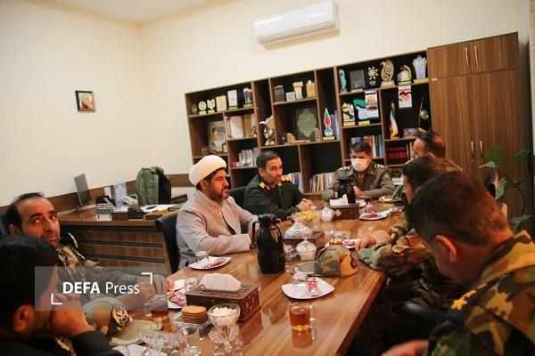 دیدار فرمانده تیپ ۱۳۰ شهید دلجویان ارتش با مدیرکل حفظ آثار دفاع مقدس و مقاومت خراسان شمالی+ تصاویر