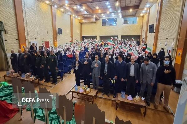 برگزاری یادواره شهدای اقتدار دفاع ۱۲ روزه نهاوند + تصاویر