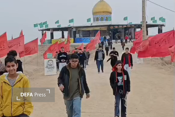 بازدید کاروان دانش آموزی از منطقه عملیاتی هفت تپه+ فیلم