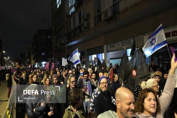 تظاهرات گسترده علیه نتانیاهو در سرزمین‌های اشغالی