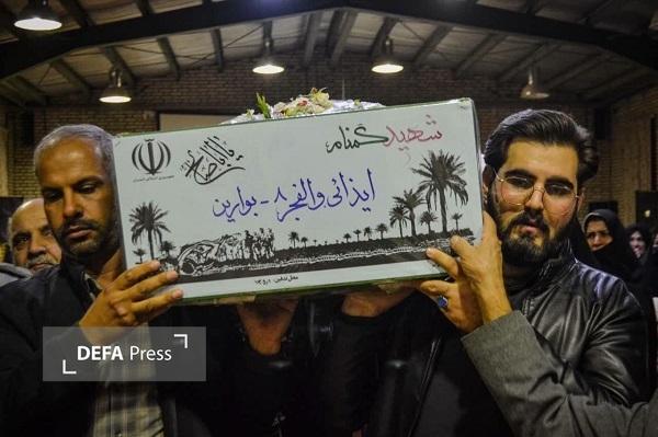 وداع با پیکر مطهر شهید گمنام در رباط سنگ+ تصاویر