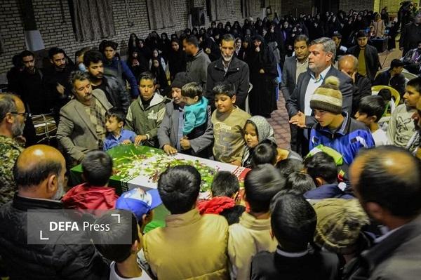 وداع با پیکر مطهر شهید گمنام در رباط سنگ+ تصاویر