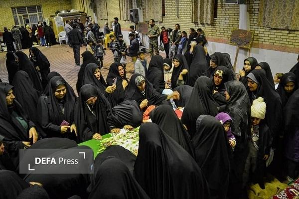 وداع با پیکر مطهر شهید گمنام در رباط سنگ+ تصاویر