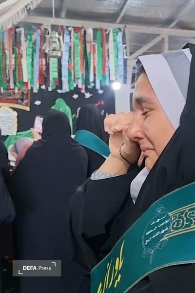 برنامه معنوی استقبال از پیکر شهید گمنام در دبستان حضرت معصومه(س) بسطام