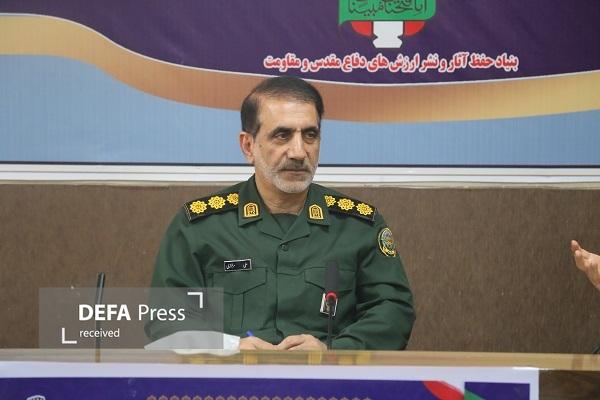 تشییع پیکر شهدای گمنام همزمان با شهادت حضرت فاطمه زهرا (س) درایلام