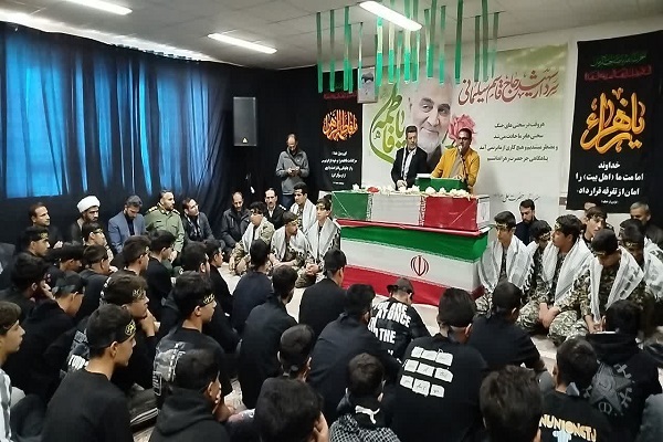 تصاویر/ استقبال پرشور مردم فامنین از لاله گمنام دوران دفاع مقدس