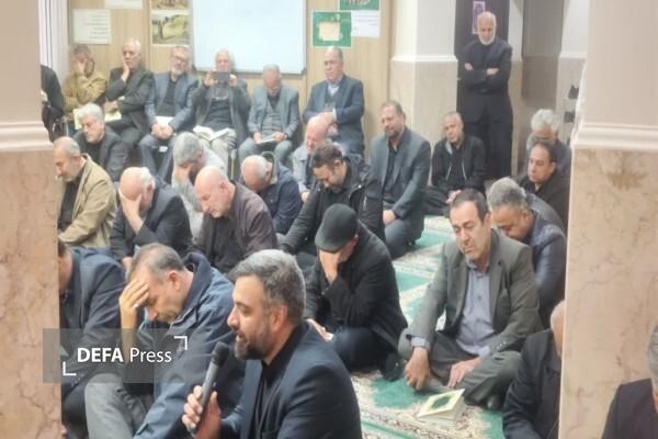 لحظات معنوی بدرقه شهید گمنام در سازمان حج و زیارت قزوین رقم خورد