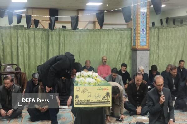 استانداری قزوین میزبان پیکر مطهر شهید گمنام شد