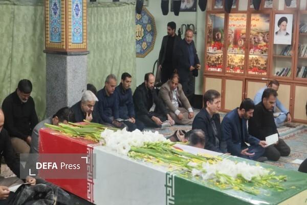 استانداری قزوین میزبان پیکر مطهر شهید گمنام شد