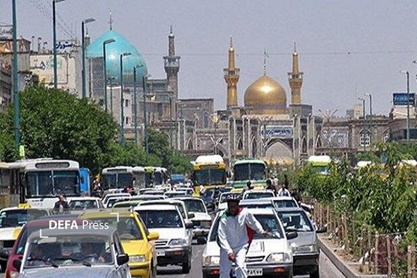 اعمال محدودیت‌های ترافیکی در مشهد مقدس به مناسبت شهادت حضرت فاطمه (س)