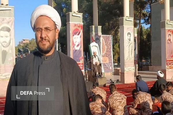 قرائت هم‌زمان خطبه فدکیه در جوار شهدای گمنام