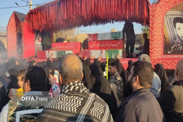 فلاورجان، برخوار و شاهین‌شهر و دانشگاه‌های اصفهان میزبان شهدا بودند