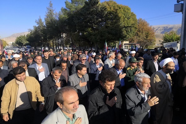 تصاویر/ مراسم تشییع پیکر شهید گمنام در شهرستان چرداول