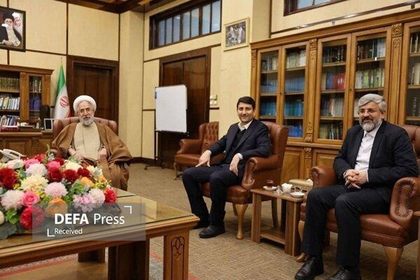 دیدار دادستان کل کشور با وزیر ارتباطات برای تقویت حکمرانی فضای مجازی دیدار دادستان کل کشور با وزیر ارتباطات برای تقویت حکمرانی فضای مجازی