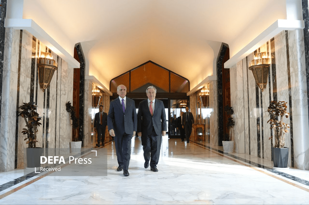 دبیرکل سازمان ملل وارد عراق شد دبیرکل سازمان ملل وارد عراق شد