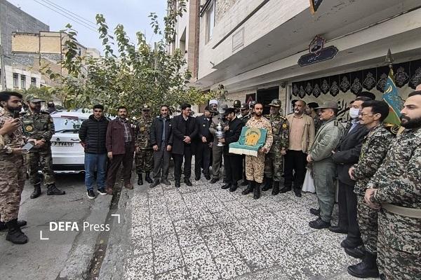 رونمایی از پلاک افتخار شهید «مجتبی عرفانیان» در مشهد+ تصاویر