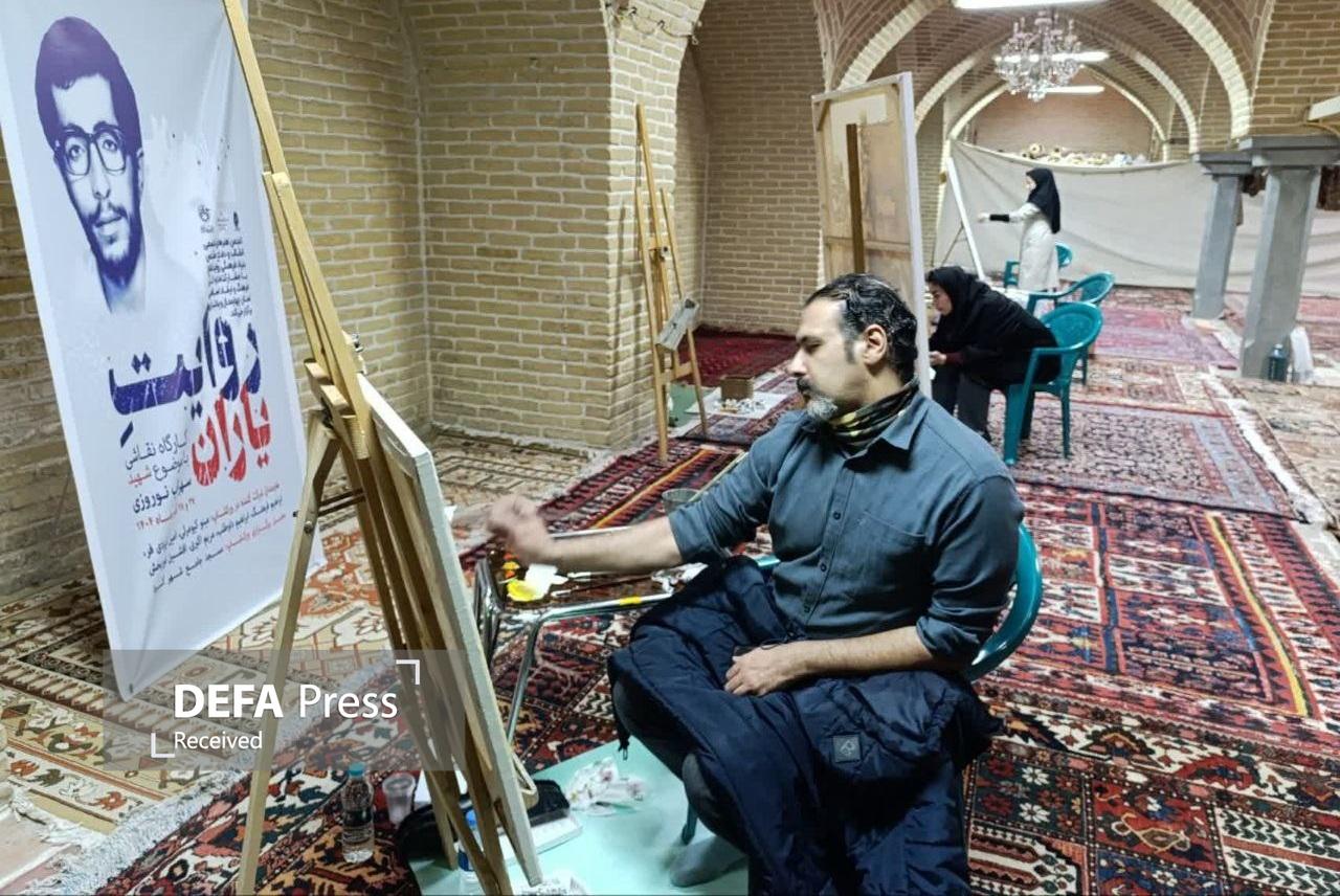 چهارمحال بختیاری میزبان کارگاه نقاشی روایت یاران چهارمحال بختیاری میزبان کارگاه نقاشی روایت یاران